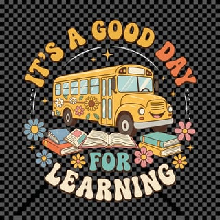 It's a Good Day for Learning – School Bus Art