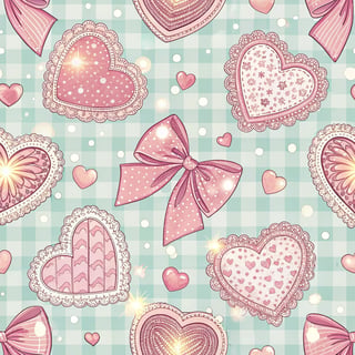 Luminous Candy Coquette Collage