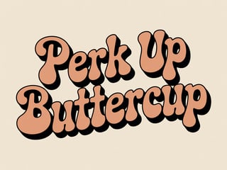 Vintage Coffee Graphic with 70s Style