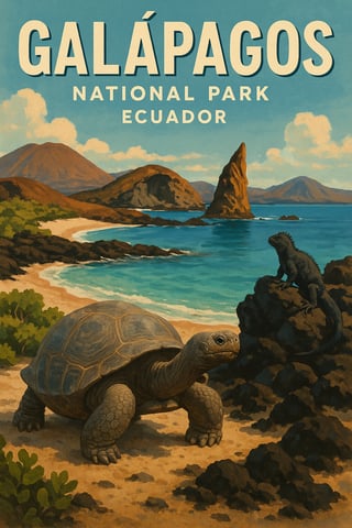 Galápagos National Park Postcard