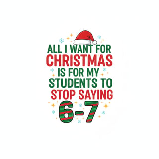 Funny Christmas Teacher Shirt Design