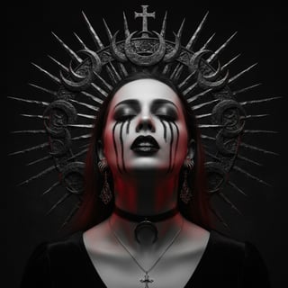Dark Gothic Woman Portrait