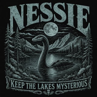 Retro Nessie Lake Shirt