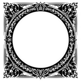 Ornate Scottish Clan Frame Template