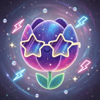 Chibi Tulip with Galaxy Petals