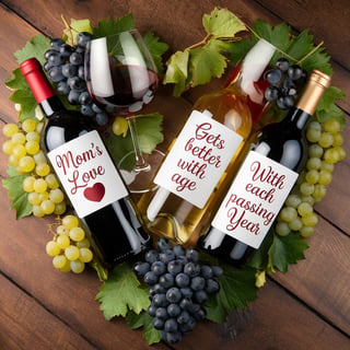 Heart-Shaped Wine Arrangement