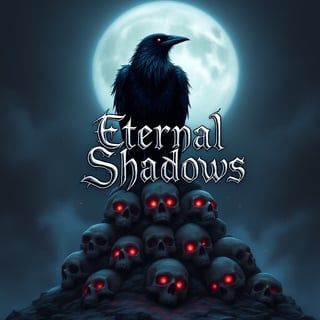 Eternal Shadows: Raven on Skulls