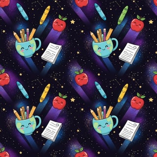 Kawaii Teacher Mug Pattern