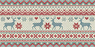 Fair Isle Knit Pattern Texture
