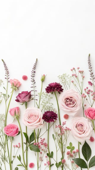 Vivid Wildflowers Illustration