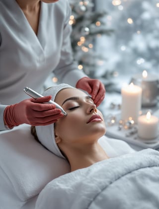 Elegant Winter Beauty Spa Treatment