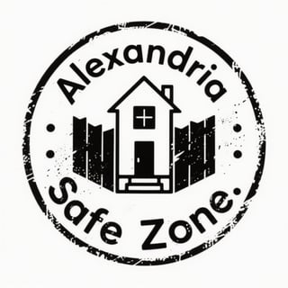 Minimalist Circular Safe Zone Logo