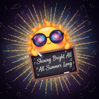 Chibi Sun with Galaxy Sunglasses