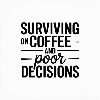 Minimalist Coffee Quote Design