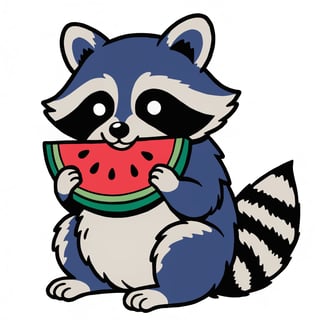 Cute Wild Raccoon Clipart
