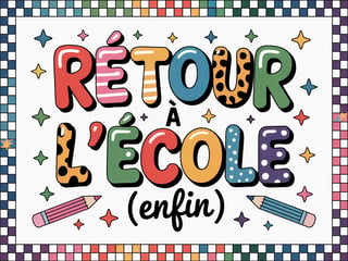Fun Back to School Bubble Letters