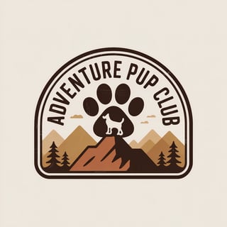 Vintage Camp Badge Logo