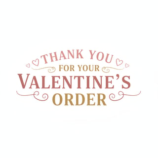 Timeless Valentine Typography Design