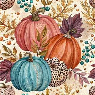 Glamorous Fall Pumpkin Composition