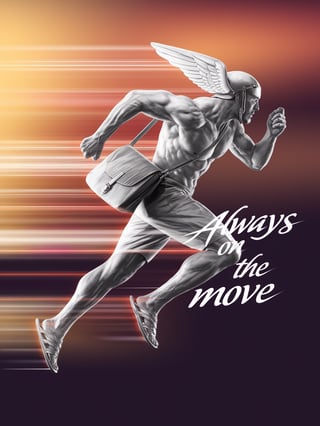 Hermes Sprint T-Shirt Design
