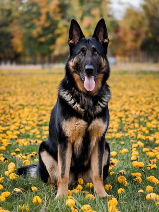 German Shepherd Portrait
