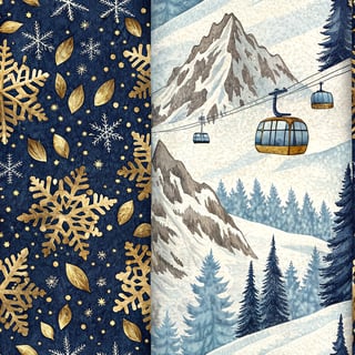 Winter Travel Glam Wrap Design