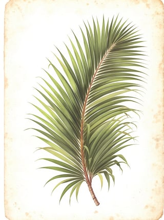 Vintage Florida Saw Palmetto Design