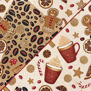 Seamless Christmas Glam Wrap
