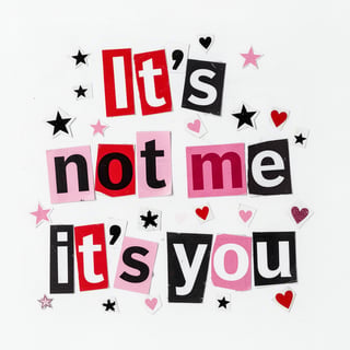 Valentine's Day Text Collage Design