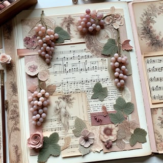 Romantic Junk Journal Layout