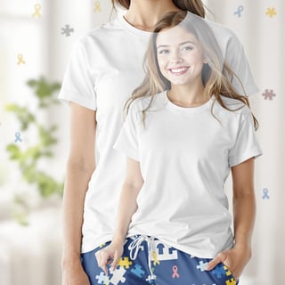 Down Syndrome Awareness T-Shirt Mockup