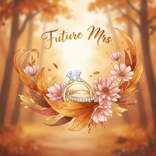 Romantic Autumn Engagement Rings