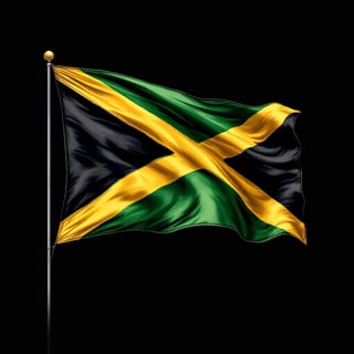 Jamaican Flag T-Shirt Vector Graphic