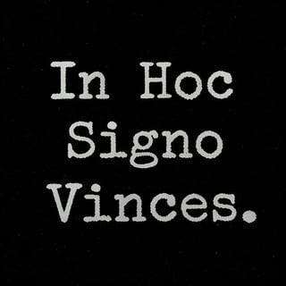 In Hoc Signo Vinces Textual Image