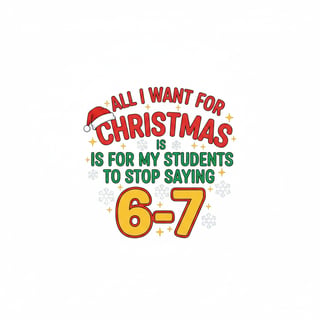 Funny Christmas Teacher Shirt Design