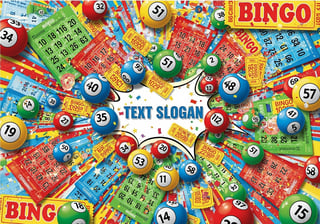 Colorful Bingo Balls Wrap Design