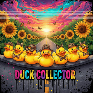Cheerful Rubber Ducks Digital Art