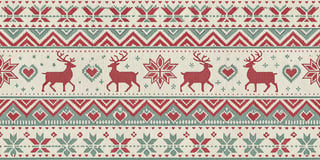 Fair Isle Knit Pattern Texture