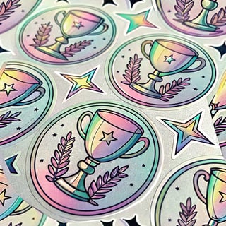 Holographic Reward Stickers