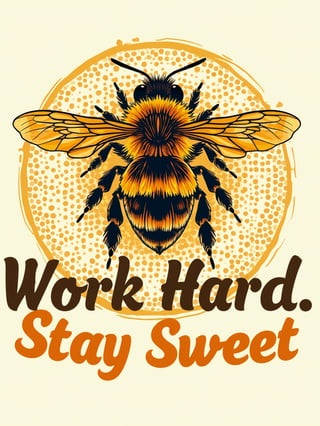 Honeybee T-Shirt Design