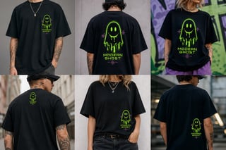Hip Style Different Placement T-Shirts