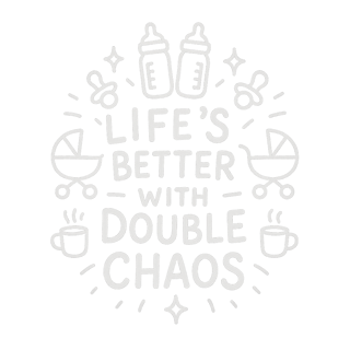 Playful Double Chaos T-Shirt Design