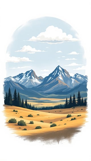 Montana Minimalist T-Shirt Design