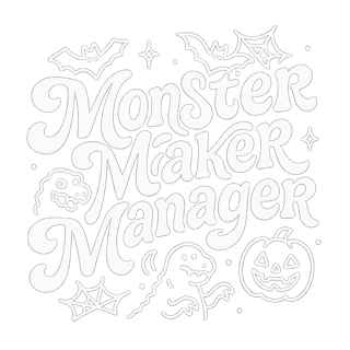 Groovy Monster Maker Manager Tee
