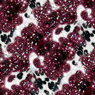 Pink Glitter Cow Fur Pattern