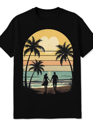 Retro Florida Valentine Shirt Design
