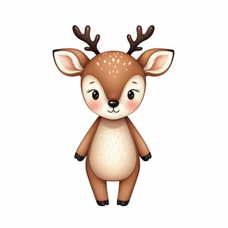 Friendly Deer Nursery Art