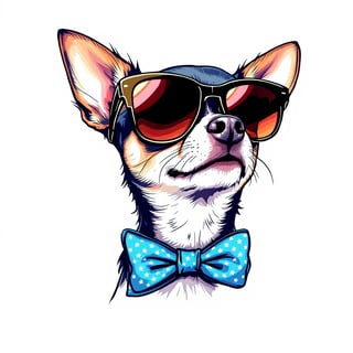 Chihuahua Portrait in Sunglasses