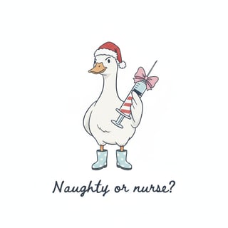 Funny Nurse Goose Design