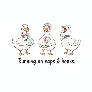 Funny New Mom Goose Design